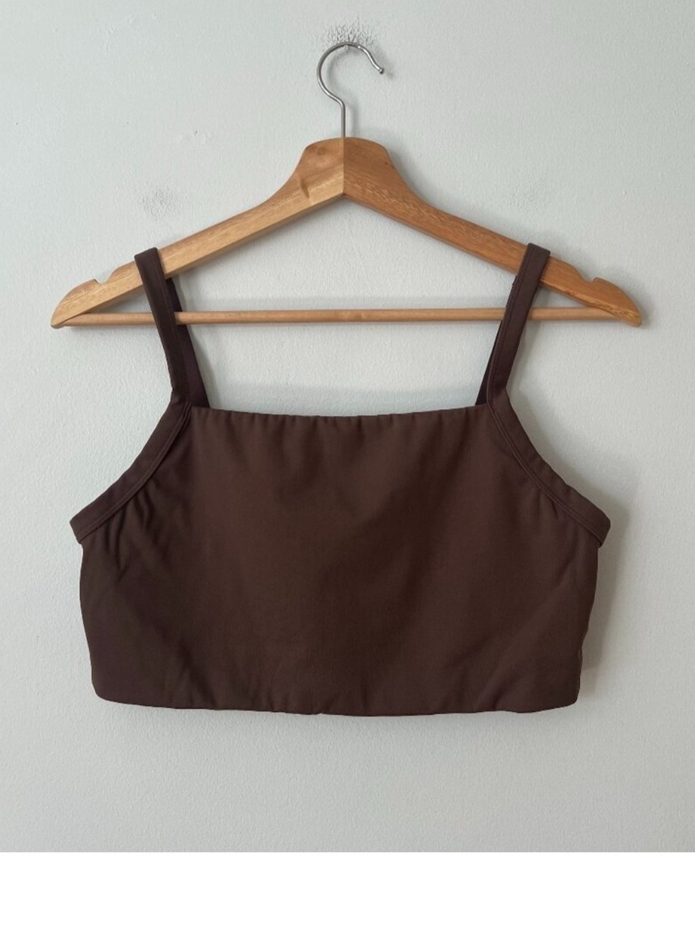 Offline by aerie Goals Stretch Medium Support Brown Sports Bra Women's Medium